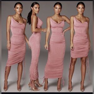 JLUXLABEL Buttercream Slinky Dress